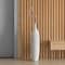 Uniquewise Modern Decorative Bottle Shape White Floor Vase Ribbed Design, 34 Inch QI004177.M - alternate 3